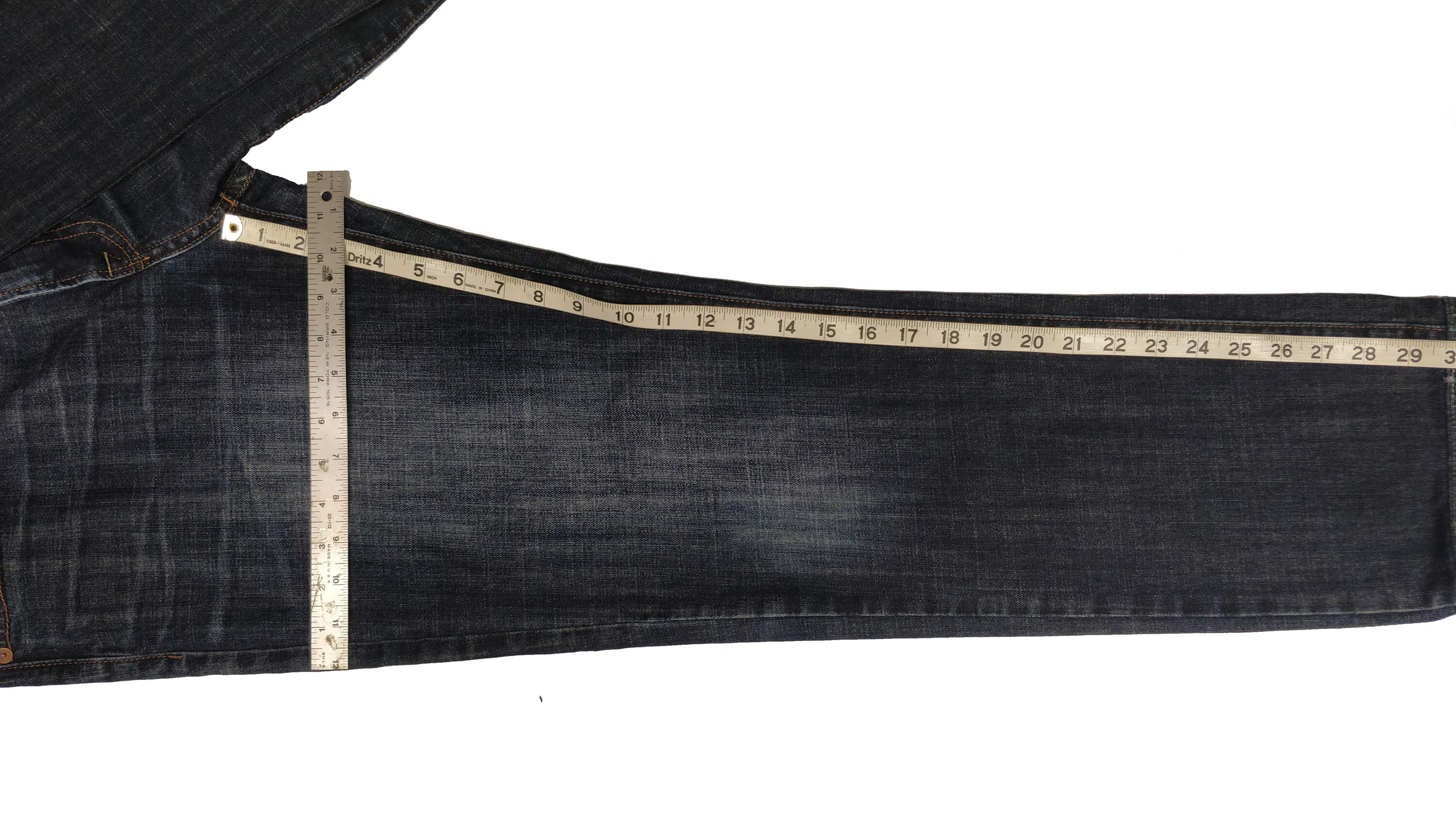 how to measure jeans inseam